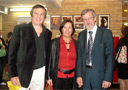 Stari prijatelji: ambasador RBiH Sead Maslo sa suprugom i našim novinarom [Malmö, 2008-04-26]