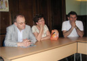 Rektor Anders Castberger, Jasna Perić & Idriz Karaman :: Bryssel :: 2008-05-14/18 [Foto: Emina Ćejvan]