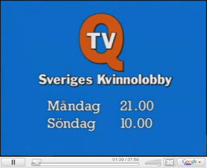 TV-Q :: Sveriges Kvinnolobby på Öppna Kanalen