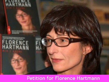 SIGN-UP Petition for Florence Hartmann