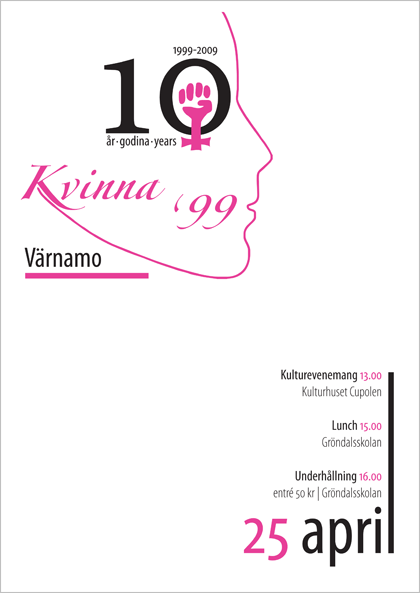 ”Kvinna/Žena 99” Värnamo :: 10-godišnjica :: 10-års jubileum