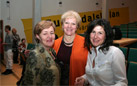 Nermina Sijerčić (Kristianstad), Enisa Popović Čengić (Göteborg) & Gaca Radetinac (Karlskrona), mingel, Paneldebatten ”Bosnien i EU” [Foto: Haris T.]