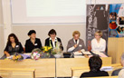 Asima Pašalić, Selma Borovac, Emina Ćejvan, Halisa Šaškin & Belma Hafizović :: Högskolan i Skövde, 2010-03-20 [Foto: Haris T.]