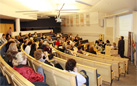 Fikret Kadić, projektet ”Valklocka” :: Högskolan i Skövde, 2010-03-20 [Foto: Haris T.]