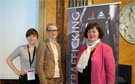 Chrystal Kunosson, Anna Skaldeman & Emina Ćejvan :: Trafficking-konferens [Foto: Sića]