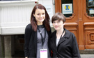 Azra Muranović & Chrystal Kunosson :: Trafficking-konferens [Foto: Haris T.]