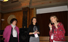 Emina Ćejvan, Azra Muranović & Senada Bešić :: Trafficking-konferens [Foto: Haris T.]